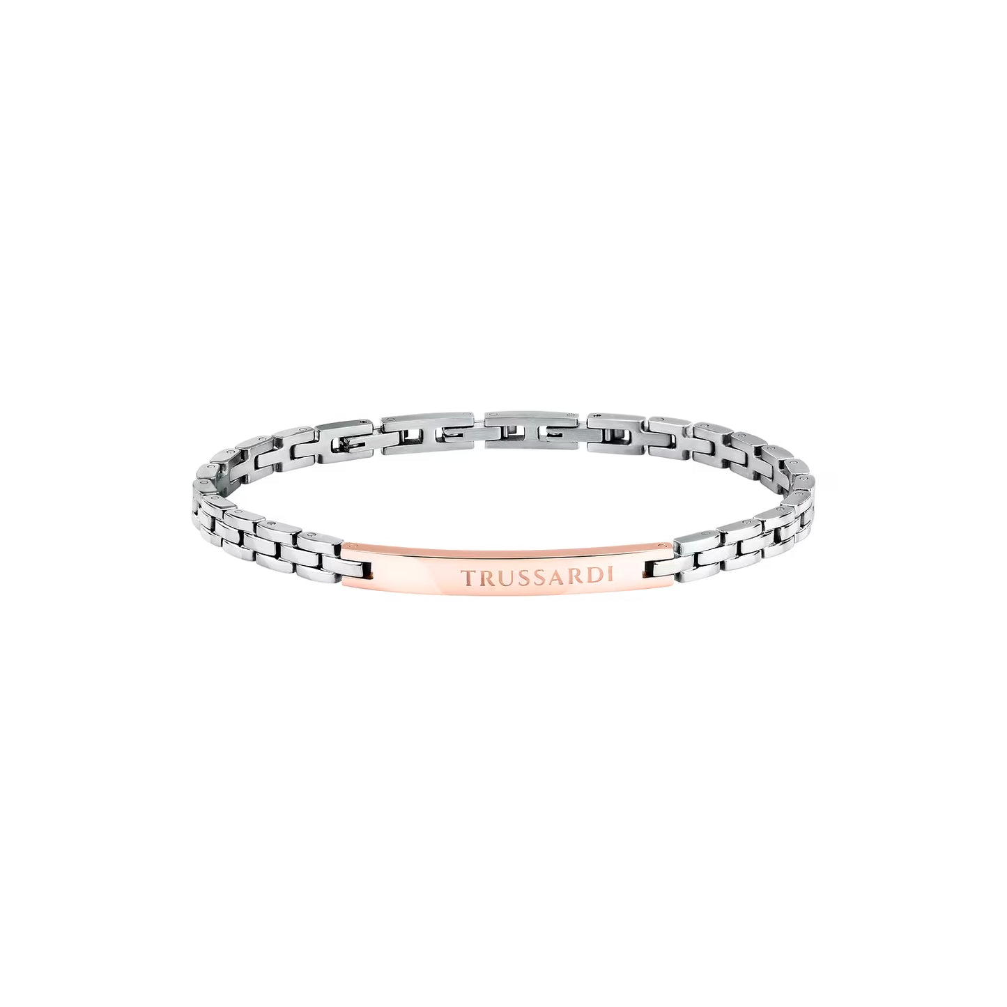 Bracciale Uomo Trussardi T-Steel TJAXV14 – Piastra Oro Rosa