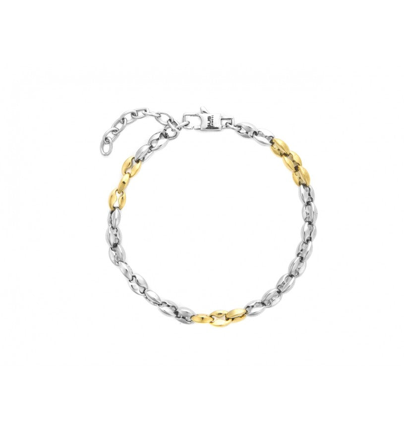 Bracciale Uomo Cesare Paciotti 4US Bicolore 4UBR8530 - Arena Gioielli  - cesare paciotti