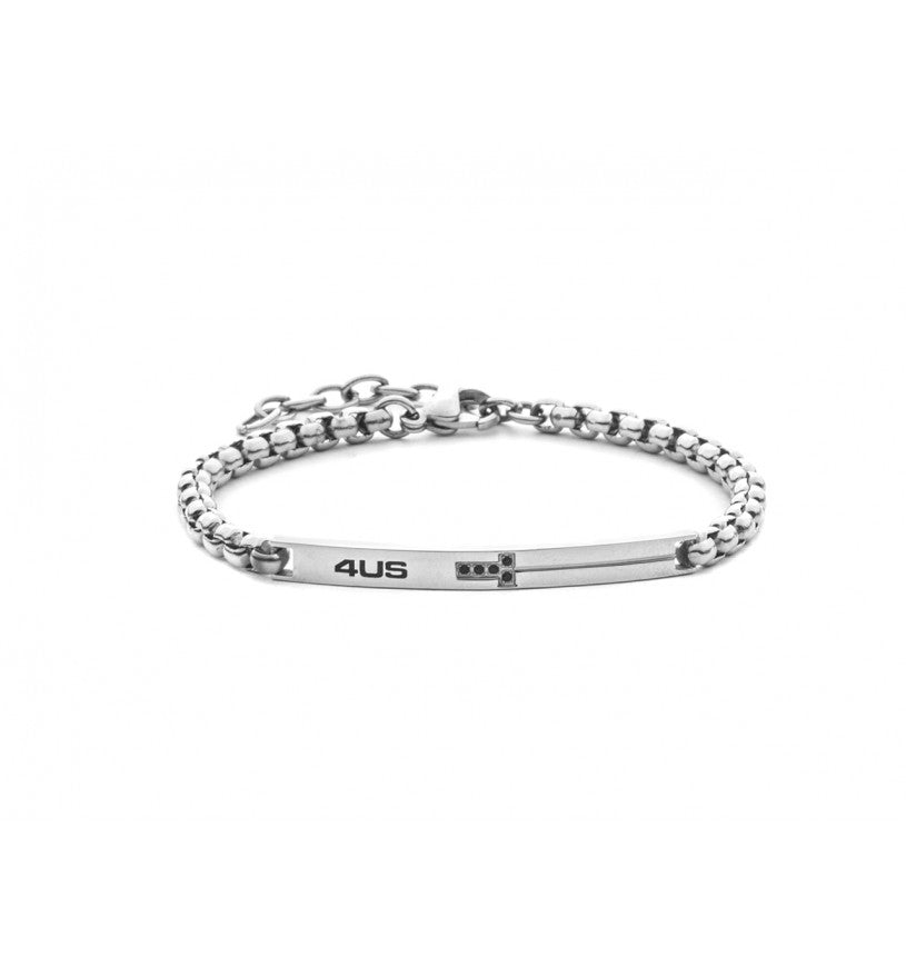 Bracciale Uomo Cesare Paciotti 4US Piastra Acciaio 4UBR8540 - Arena Gioielli 