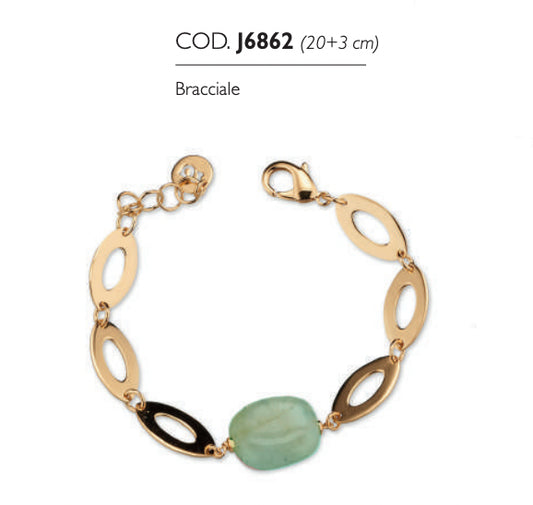 Bracciale donna in ottone Sovrani Crystal Magique J6862 - Arena Gioielli 