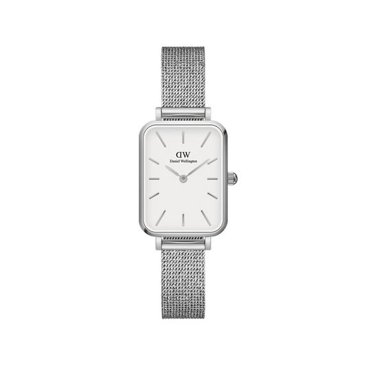 Orologio Donna Daniel Wellington Quadro Pressed Sterling White – DW00100438 - Arena Gioielli  - Daniel Wellington