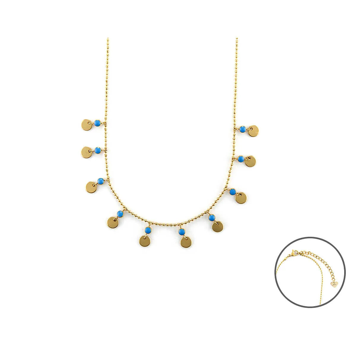 Collana donna 4us Cesare Paciotti acciaio 4UCL6530W - Arena Gioielli 