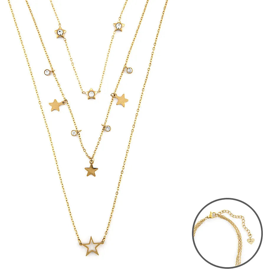 Collana donna 4us Cesare Paciotti acciaio 4UCL6523W - Arena Gioielli 