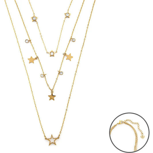 Collana donna 4us Cesare Paciotti acciaio 4UCL6523W - Arena Gioielli 