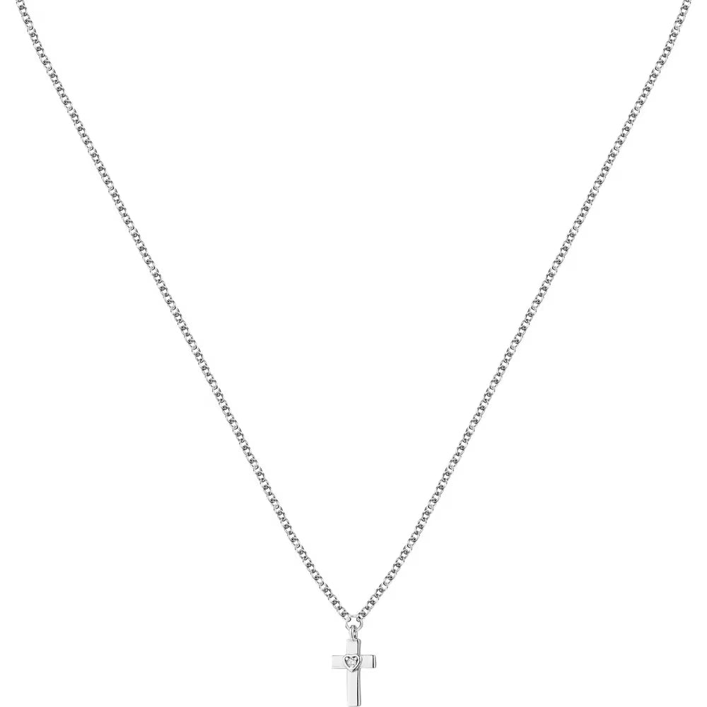 Collana Donna Morellato Dono in Argento con Pendente Croce e Zircone – SAZL03 - Arena Gioielli 