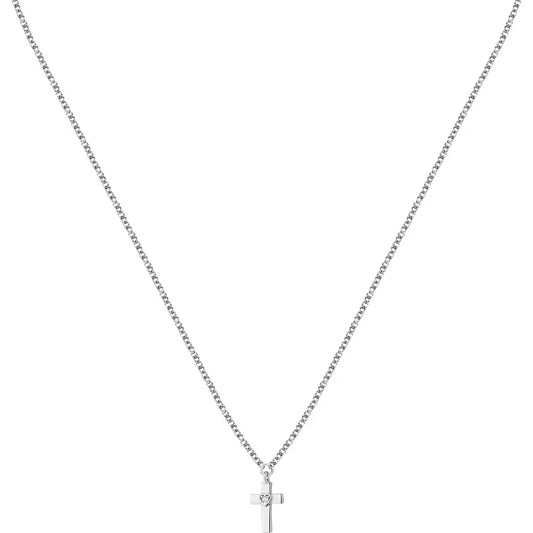 Collana Donna Morellato Dono in Argento con Pendente Croce e Zircone – SAZL03 - Arena Gioielli 