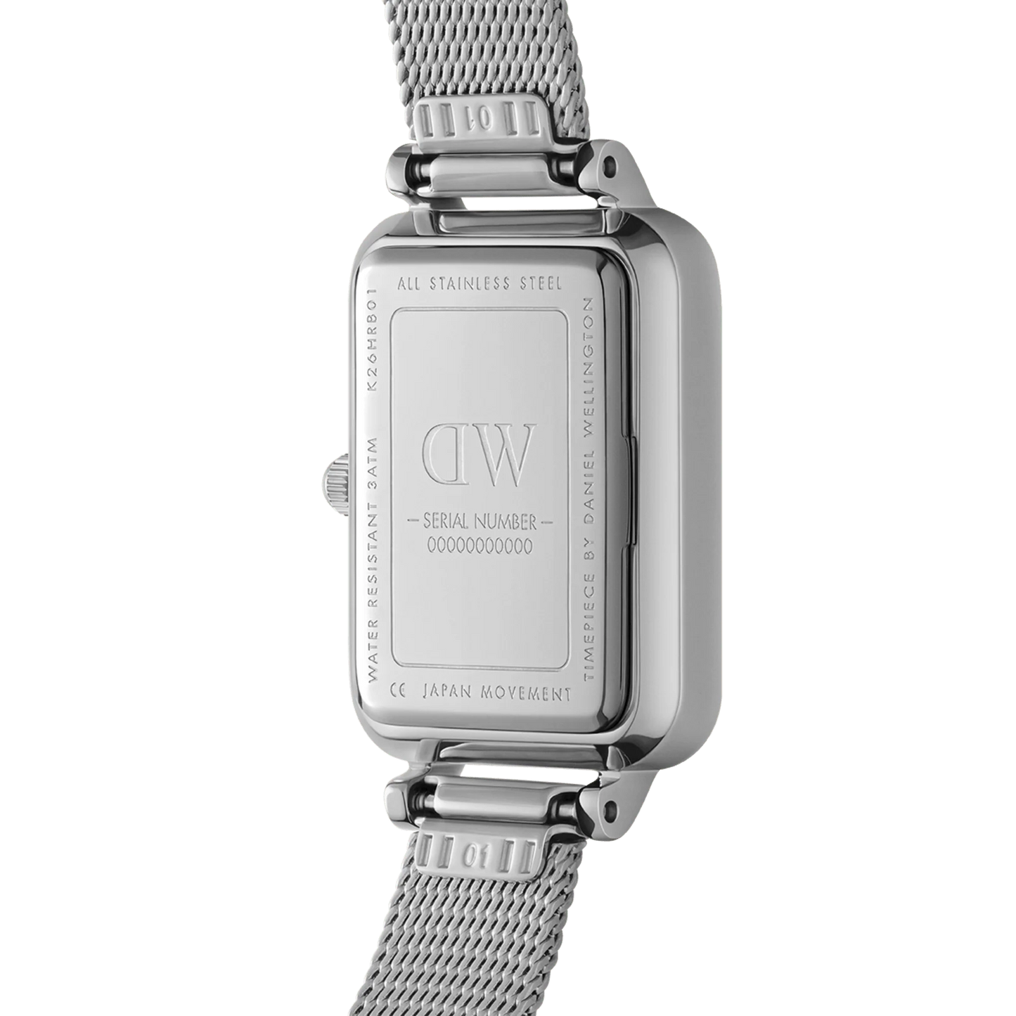 Orologio Donna Daniel Wellington Quadro Pressed Sterling White – DW00100438 - Arena Gioielli  - Daniel Wellington