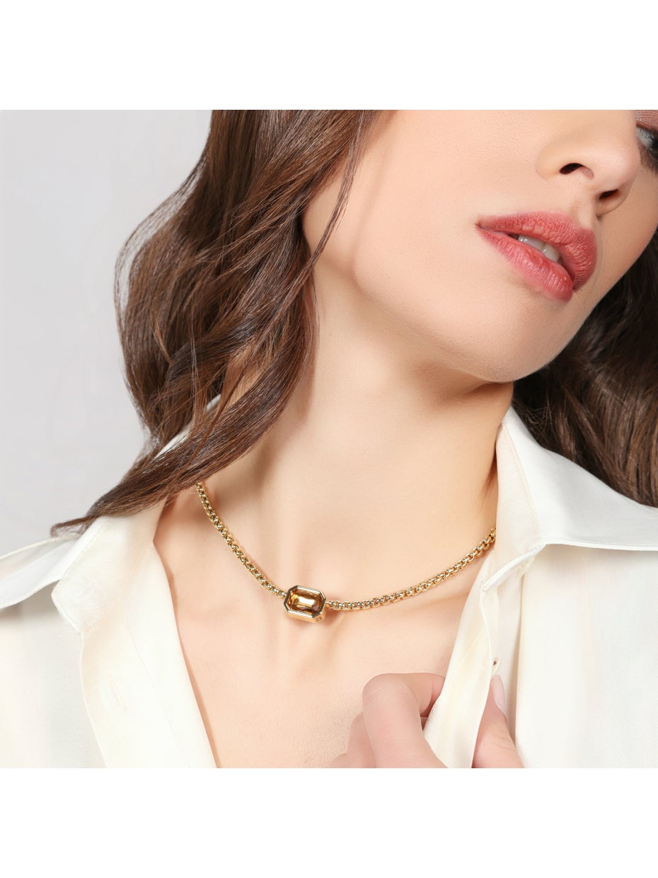 Collana Donna Unoaerre Joya Cristallo Ambra - Unoaerre