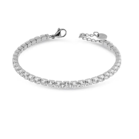 Bracciale tennis donna in acciaio LiuJo LJ2416 - Arena Gioielli 