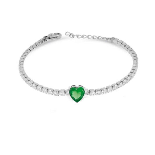 Bracciale tennis donna in acciaio LiuJo LJ2448 - Arena Gioielli 