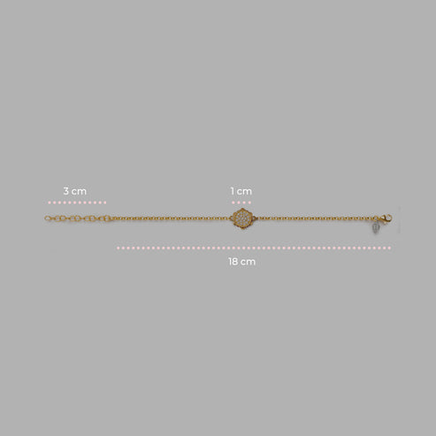 Bracciale Donna Isola Bella Rolò Tamburello 60000158 in Acciaio Placcato Oro e Smalti - Arena Gioielli - Isola bella