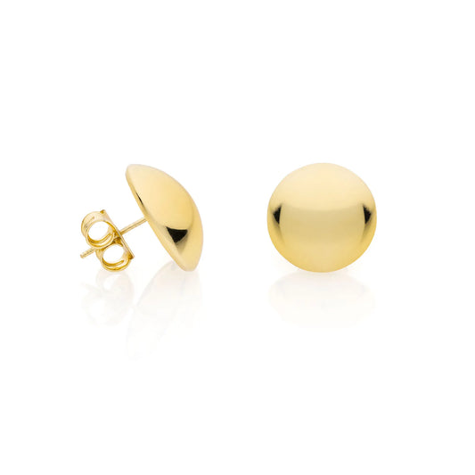 Orecchini bottone in bronzo oro Unoaerre 000EXO4508000 2273 - Arena Gioielli 