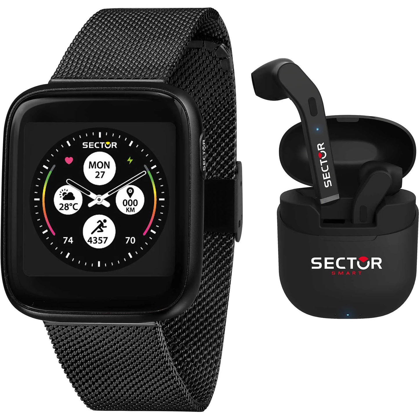 Auricolari e Smartwatch uomo Sector S-04 R3253158015 - Arena Gioielli 