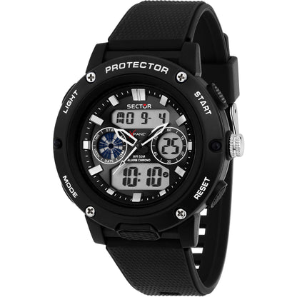Orologio digitale uomo silicone  Sector Ex-44 Nero R3251292001 - Arena Gioielli