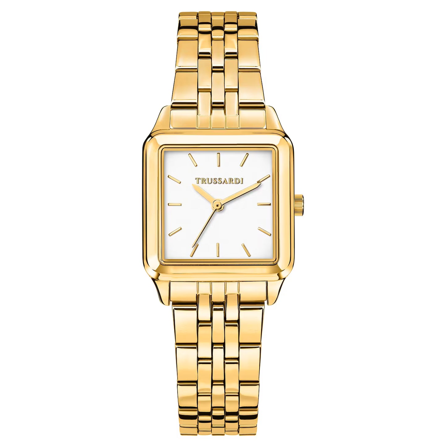 Orologio Donna Trussardi T-Forma in Acciaio Gold e Quadrante Bianco – R2453173501 - Arena Gioielli 