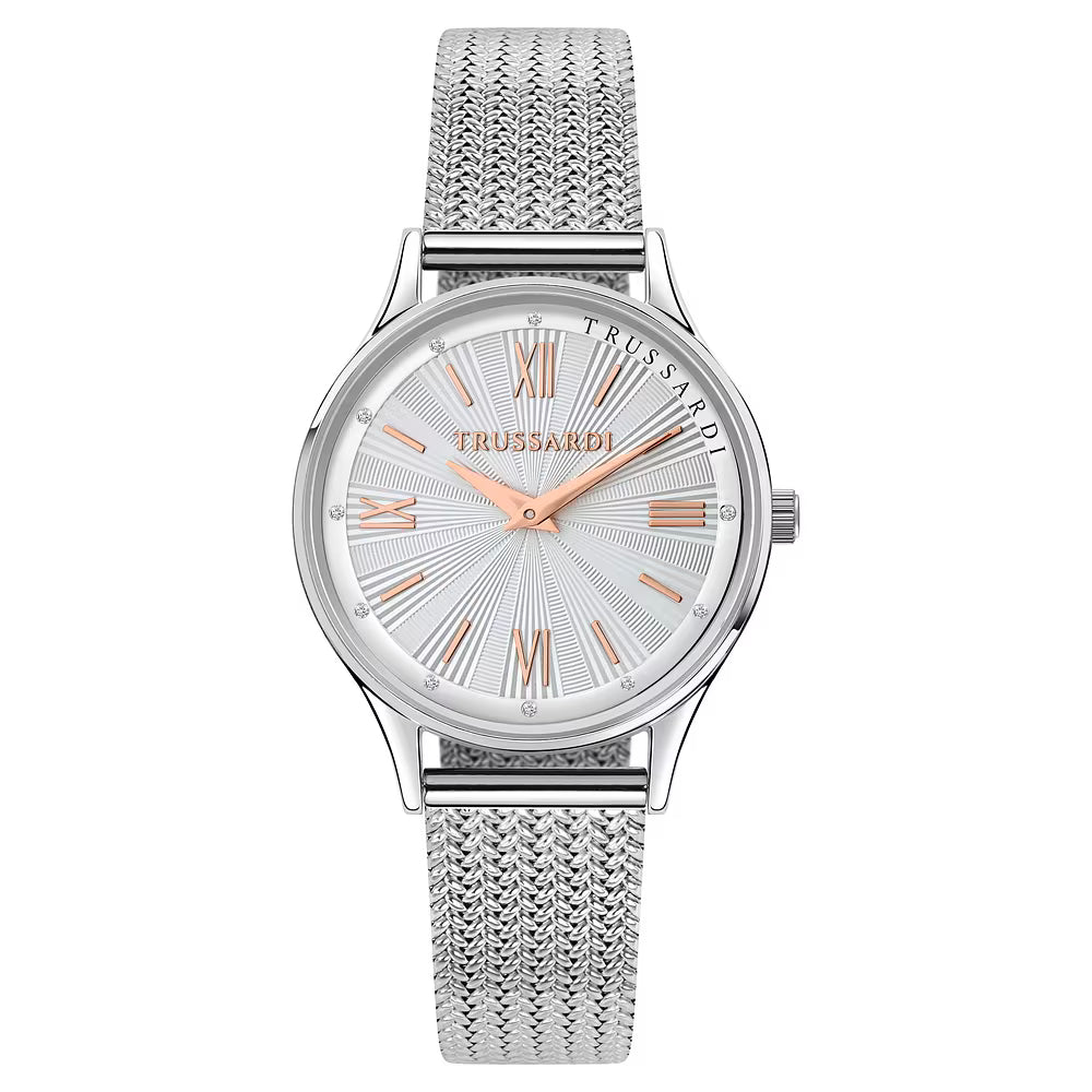 Orologio Donna Trussardi T-Star in Acciaio Silver – R2453152503 - Arena Gioielli 