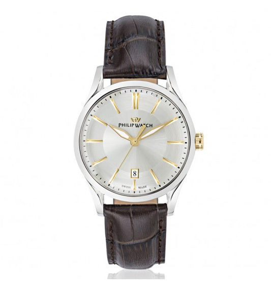 Orologio Uomo Philip Watch Sunray R8251180018 Pelle Marrone - Arena Gioielli  - Philip Watch