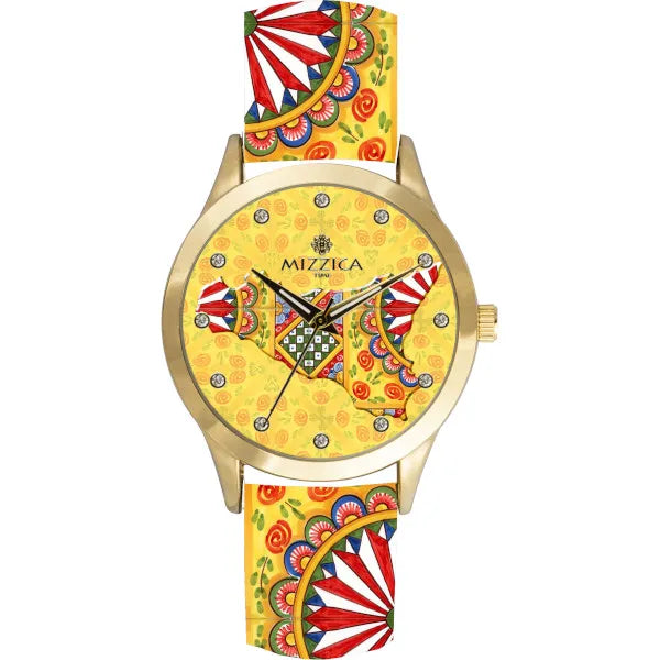 Orologio donna solo tempo donna Mizzica Sicilia MB132 - Arena Gioielli 