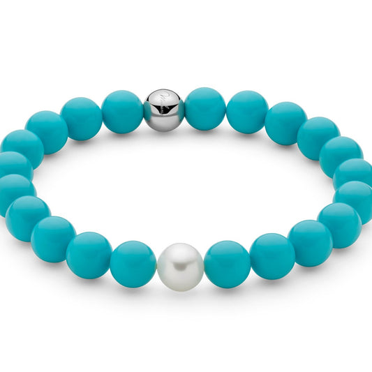 Bracciale Donna Miluna Terra e Mare Perla Turchese PBR3661 - Arena Gioielli  - Miluna