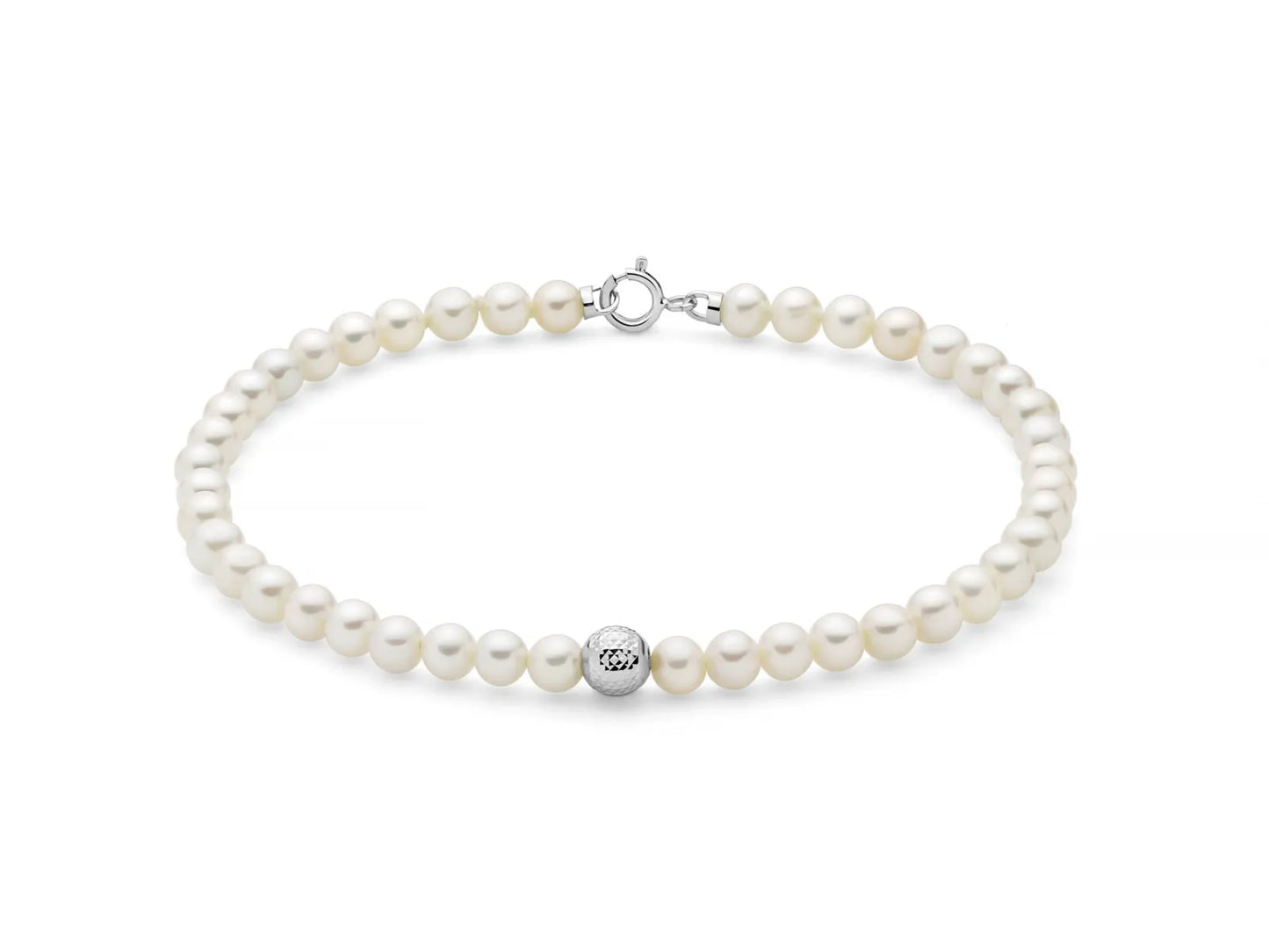 Bracciale donna Miluna in oro e perle PBR3713