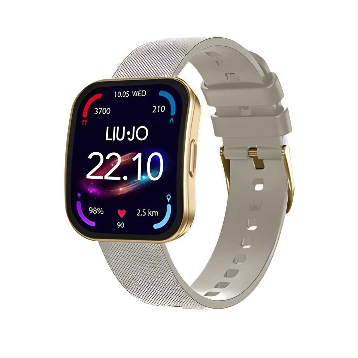 Smartwatch Unisex Liu Jo Luxury Voice Curved Grigio Gold – SWLJ215 - Arena Gioielli  - Liu Jo