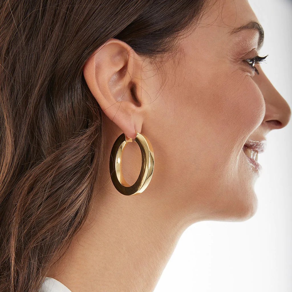 Orecchini donna cerchio in bronzo oro Unoaerre 004EXO0029900 - Arena Gioielli 