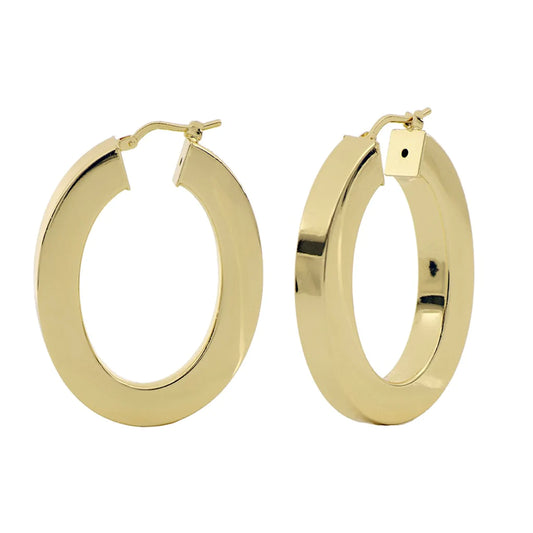 Orecchini donna cerchio in bronzo oro Unoaerre 004EXO0029900 - Arena Gioielli 