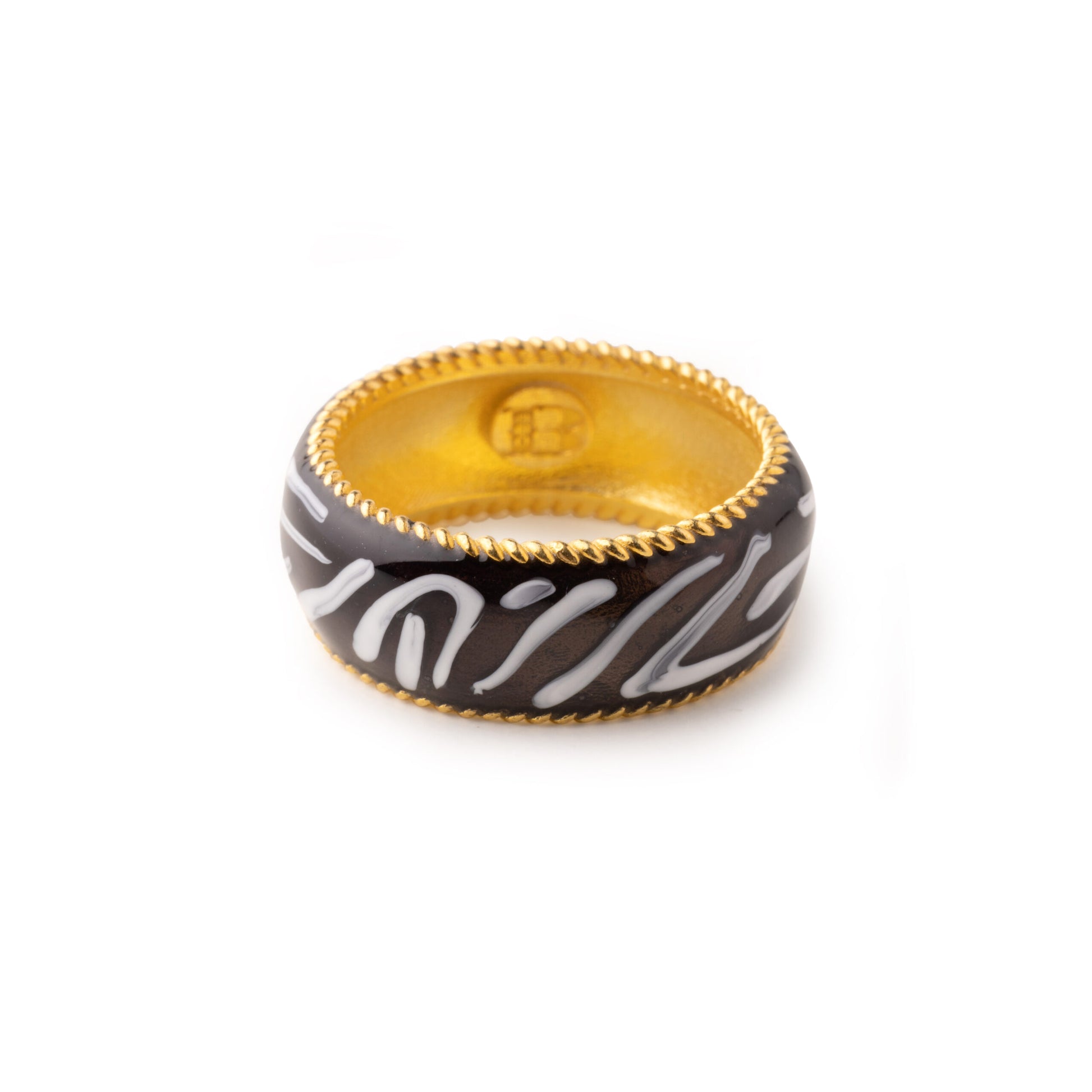 Anello in argento Animalier Zebra Isola Bella - Arena Gioielli 