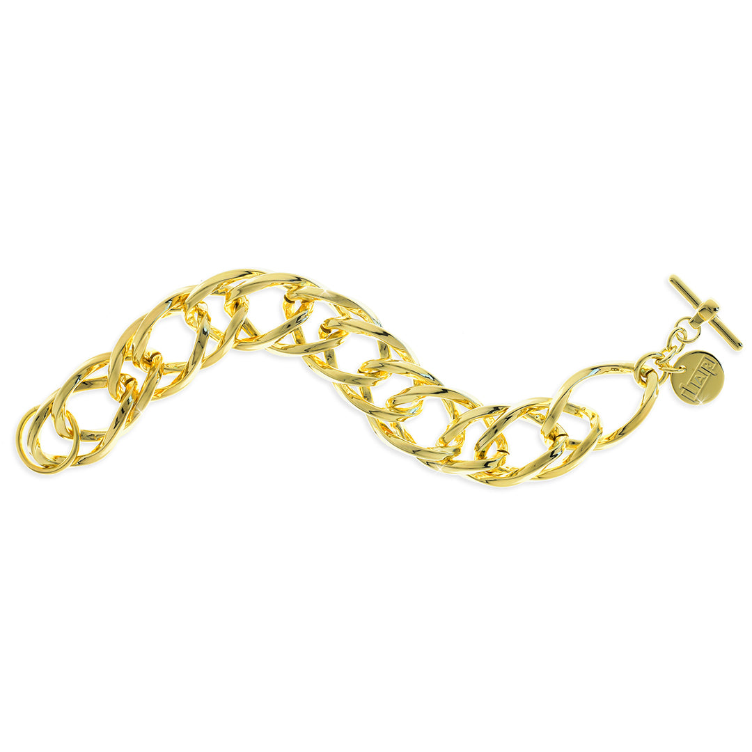 Bracciale in bronzo dorato UnoAerre - Arena Gioielli 