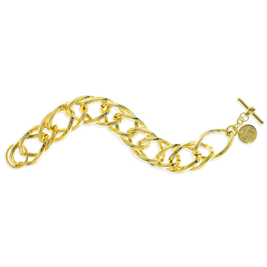 Bracciale in bronzo dorato UnoAerre - Arena Gioielli 