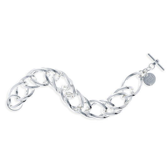 Bracciale in bronzo argentato UnoAerre - Arena Gioielli 