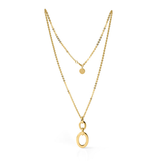 Collana donna in bronzo dorato Unoaerre 004EXH0034000 - Arena Gioielli 