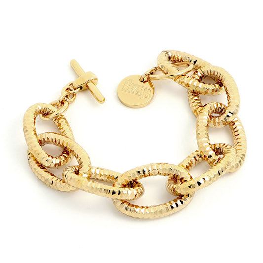 Bracciale in bronzo Dorato UnoAerre - Arena Gioielli
