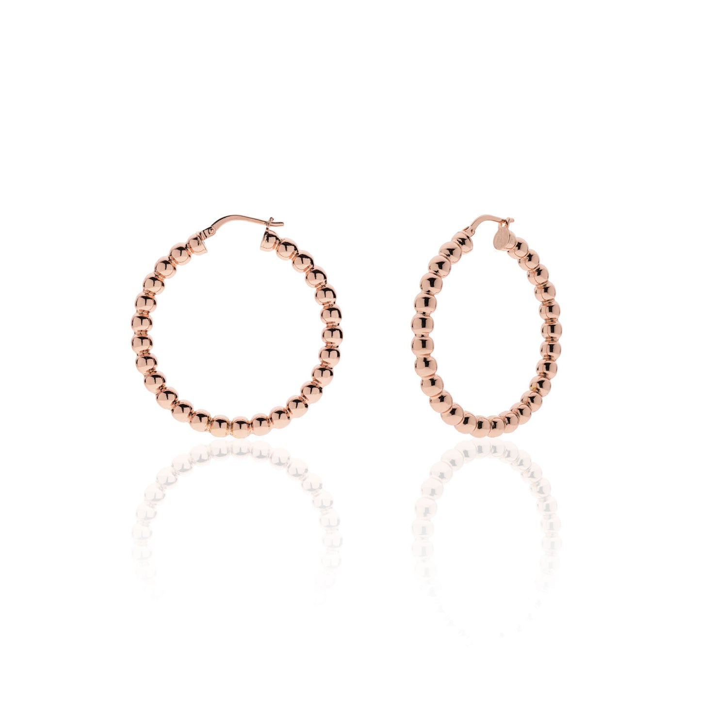 Orecchini cerchio in bronzo rose Unoaerre - Arena Gioielli 