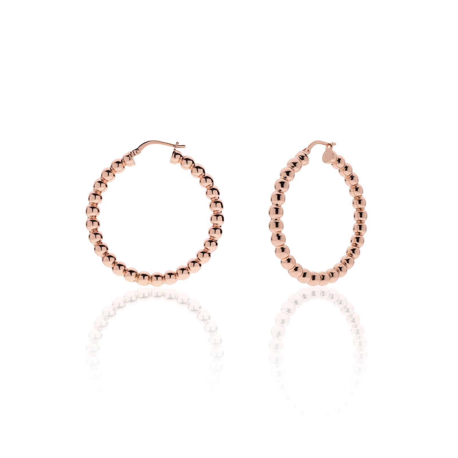 Orecchini cerchio in bronzo rose Unoaerre - Arena Gioielli 