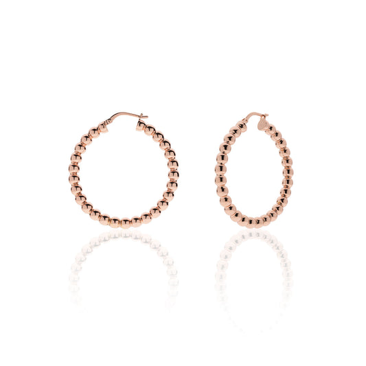 Orecchini cerchio in bronzo rose Unoaerre - Arena Gioielli 