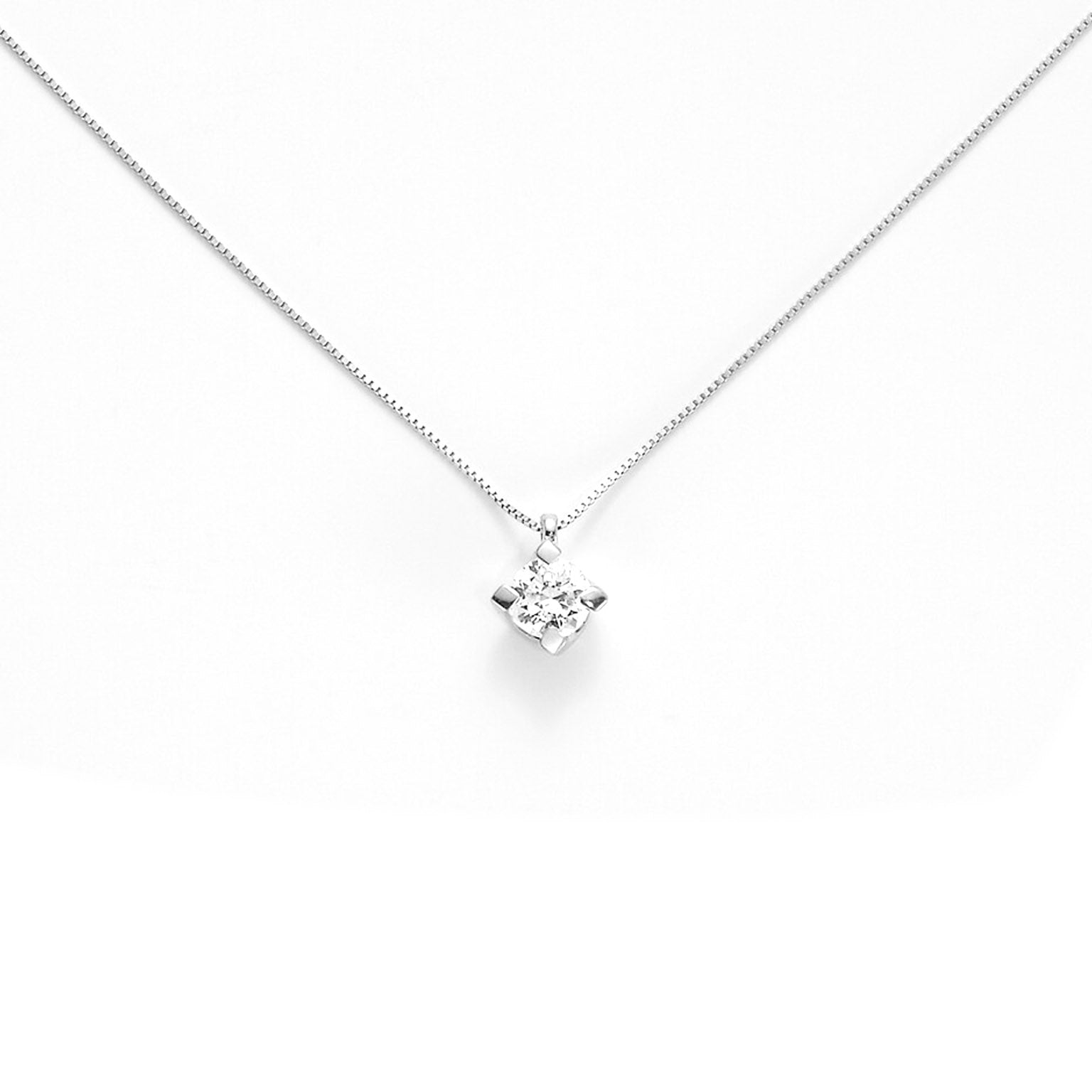 Collana punto luce in oro diamante 0,05 ct - Arena Gioielli