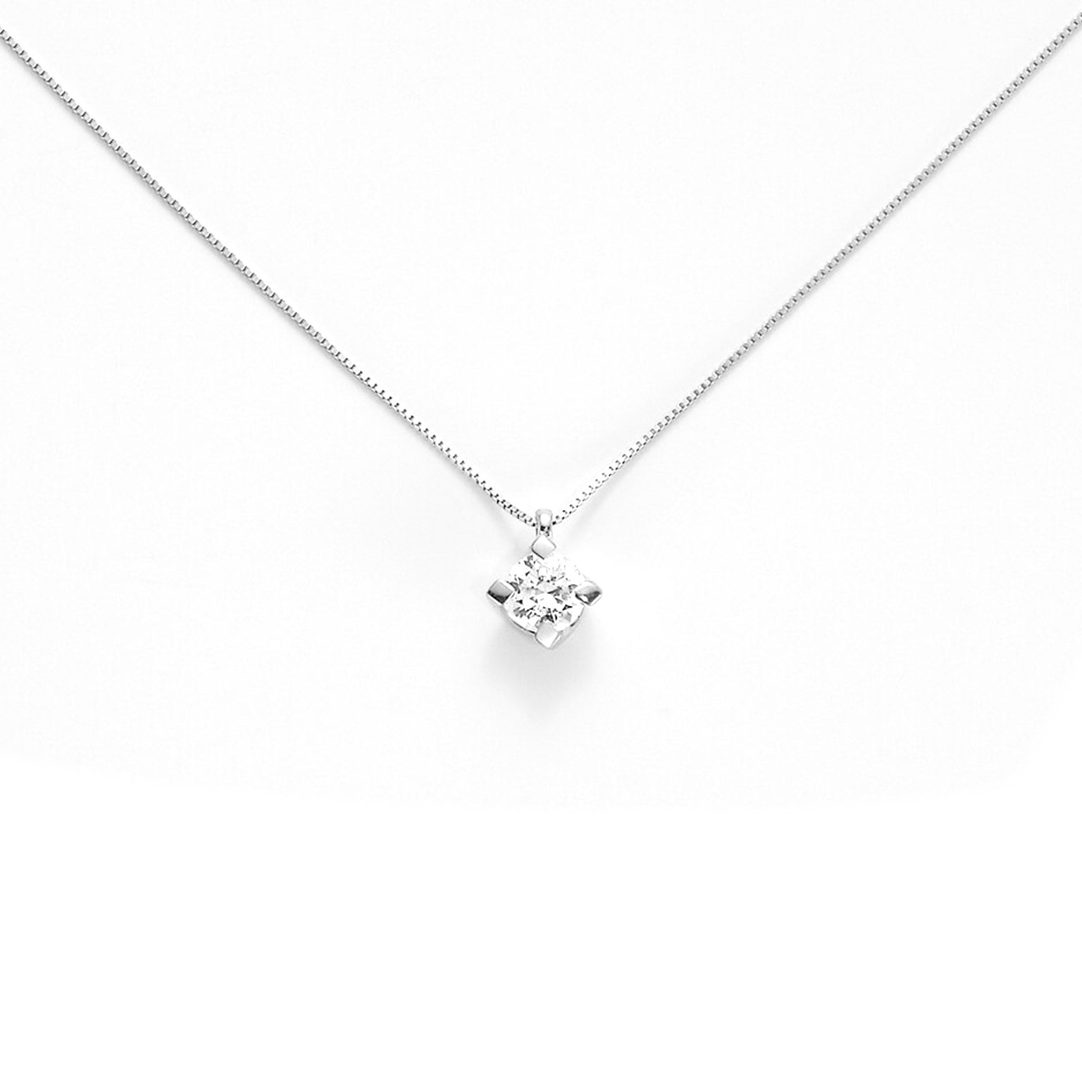 Collana punto luce in oro diamante 0,09 ct - Arena Gioielli