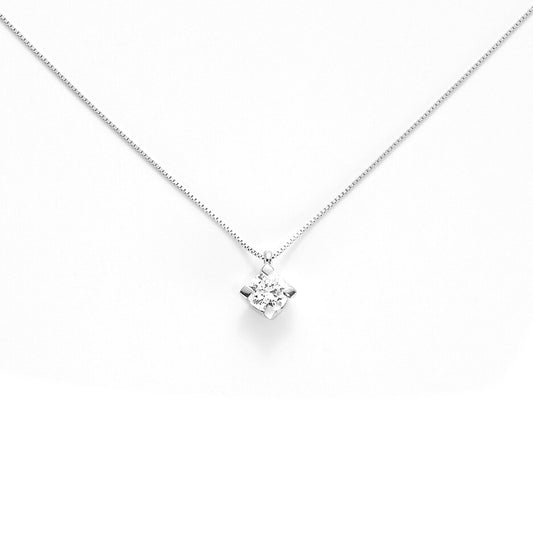 Collana punto luce in oro diamante 0,09 ct - Arena Gioielli
