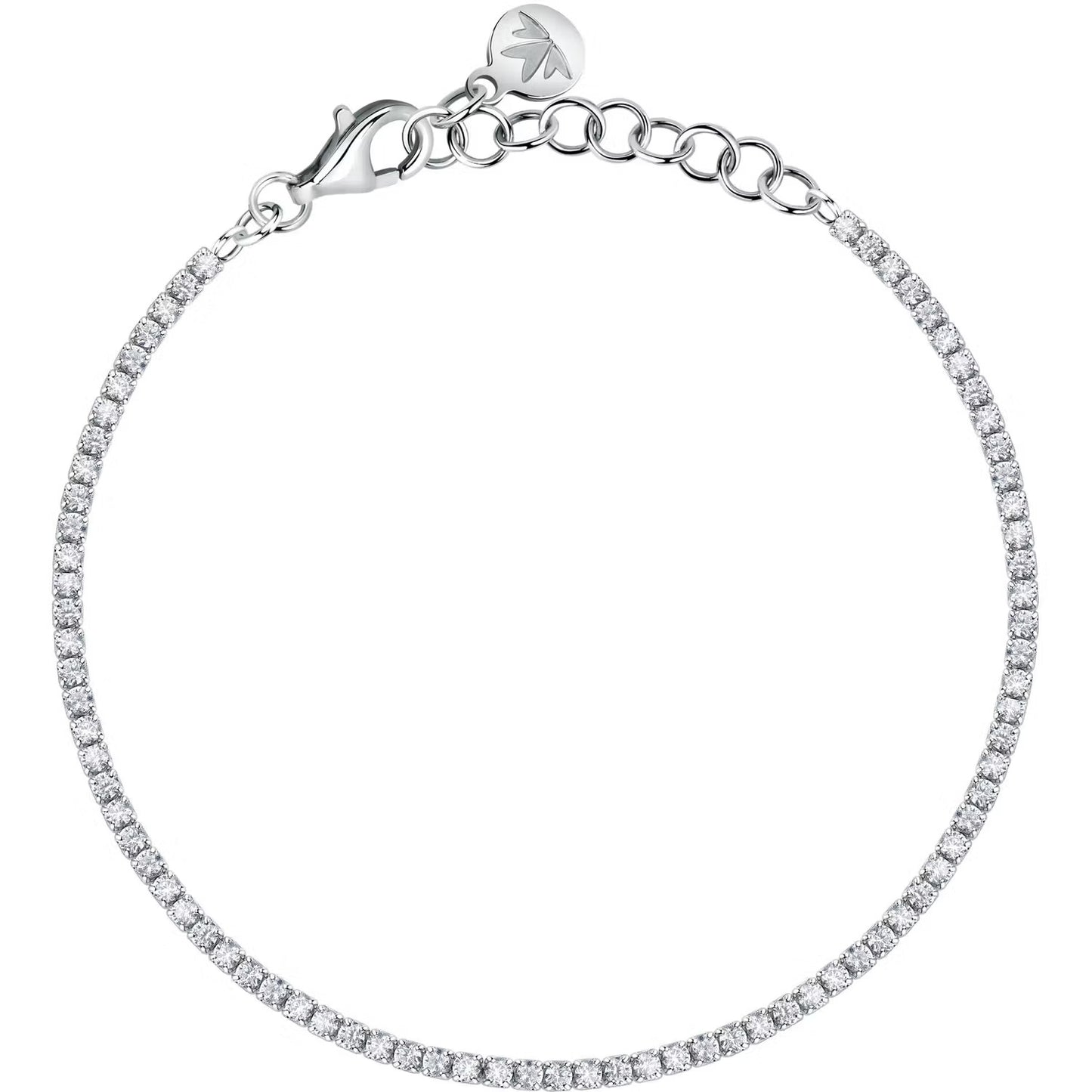 Bracciale Cavigliera Tennis donna Argento 925 gioiello Morellato Tesori SAIW133 - Arena Gioielli 