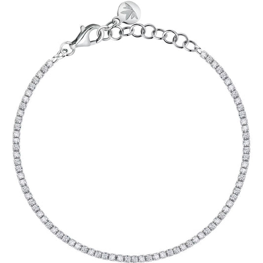 Bracciale Cavigliera Tennis donna Argento 925 gioiello Morellato Tesori SAIW133 - Arena Gioielli 