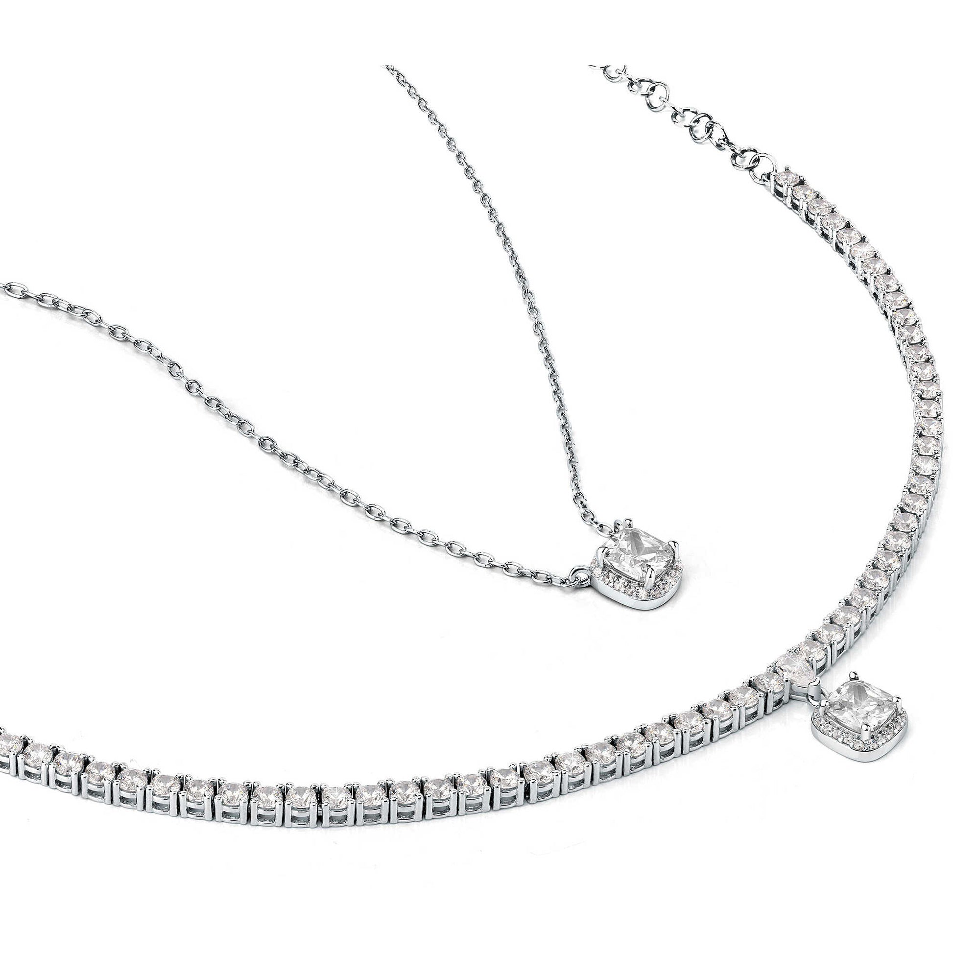 Collana tennis donna gioiello Morellato Tesori SAIW107 - Arena Gioielli 