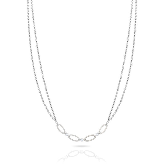 Collana donna gioielli Ops Objects Crystal OPSCL-803 - Arena Gioielli 