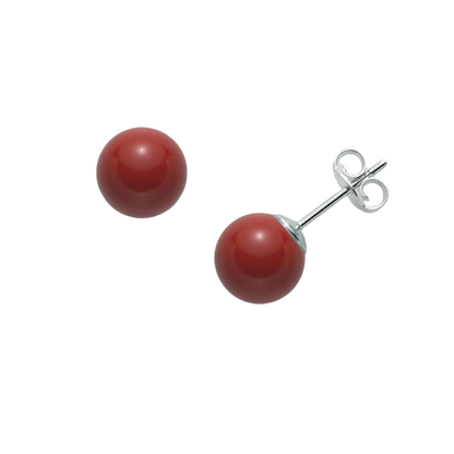 Orecchini in argento 925 Terra e Mare mm 9 - Arena Gioielli