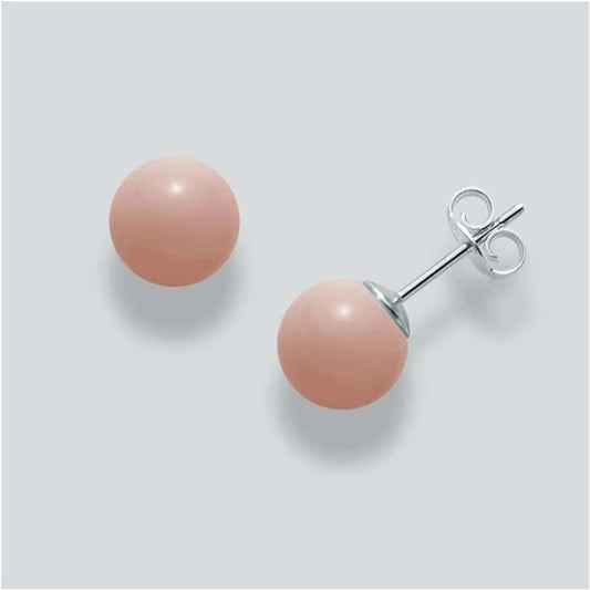 Orecchini in argento 925 Terra e Mare mm 7 - Arena Gioielli