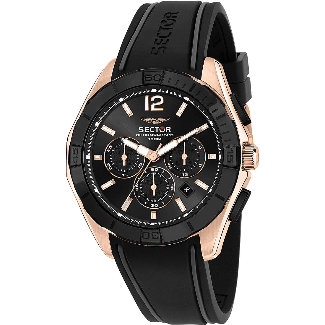 Orologio cronografo uomo Sector Silicone 790 R3271636001 - Arena Gioielli 