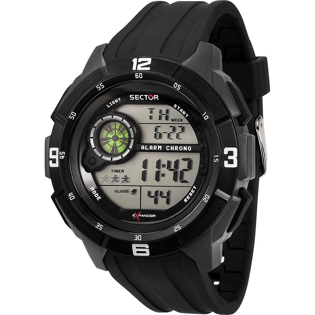 Orologio digitale uomo silicone Sector Ex-04 Nero R3251535001 - Arena Gioielli 