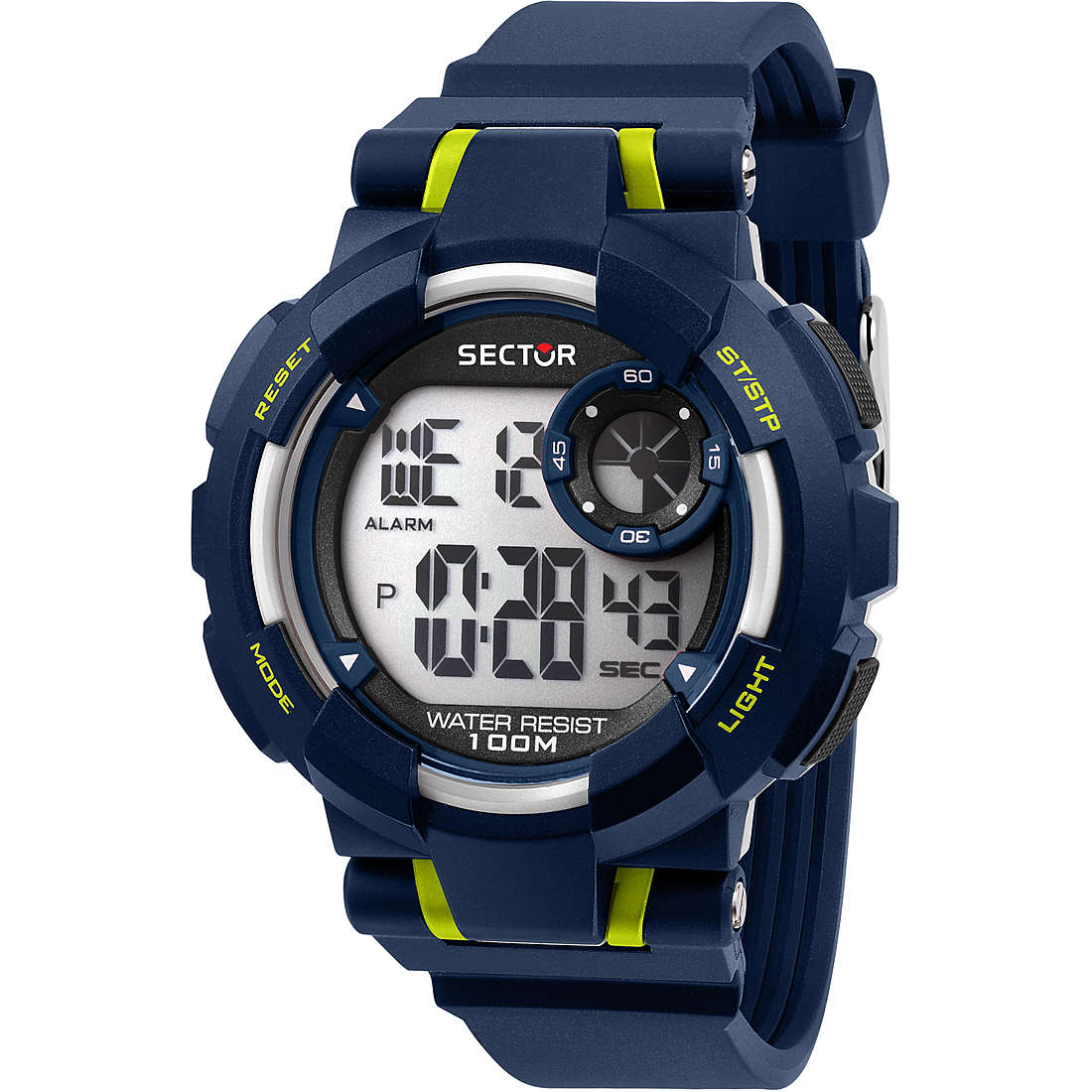 Orologio digitale uomo silicone Sector Ex-36 Blu R3251283002 - Arena Gioielli 