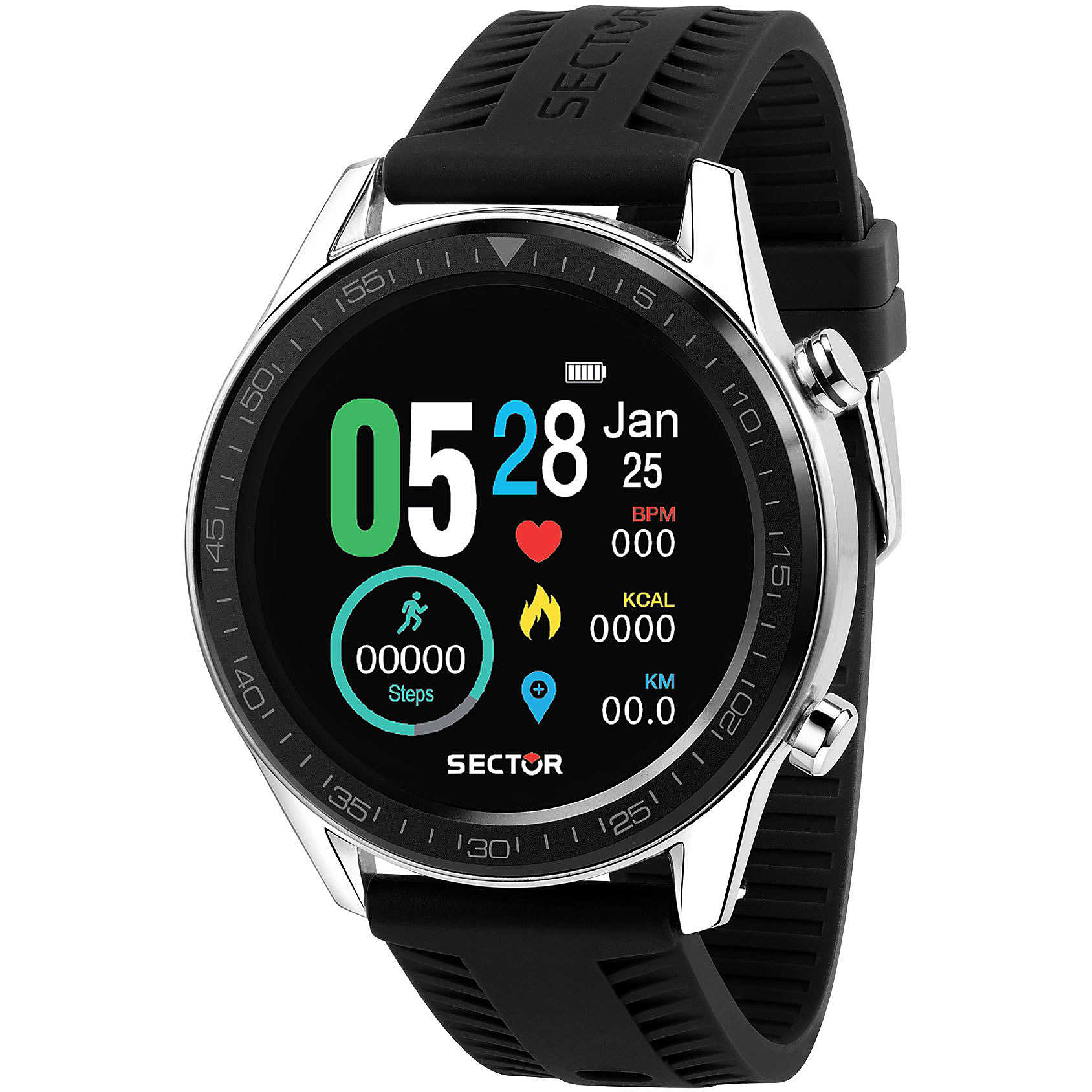Orologio Smartwatch uomo Sector S-02 R3251232001 - Arena Gioielli 
